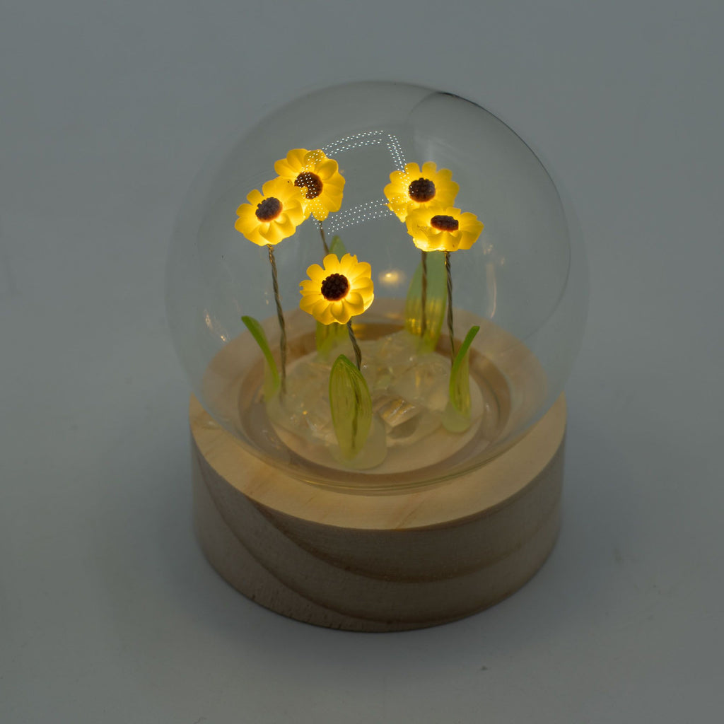 Floral Glow Garden Dome - Sunflowers