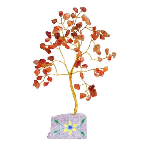 Carnelian - 80 Stone Gemstone Tree