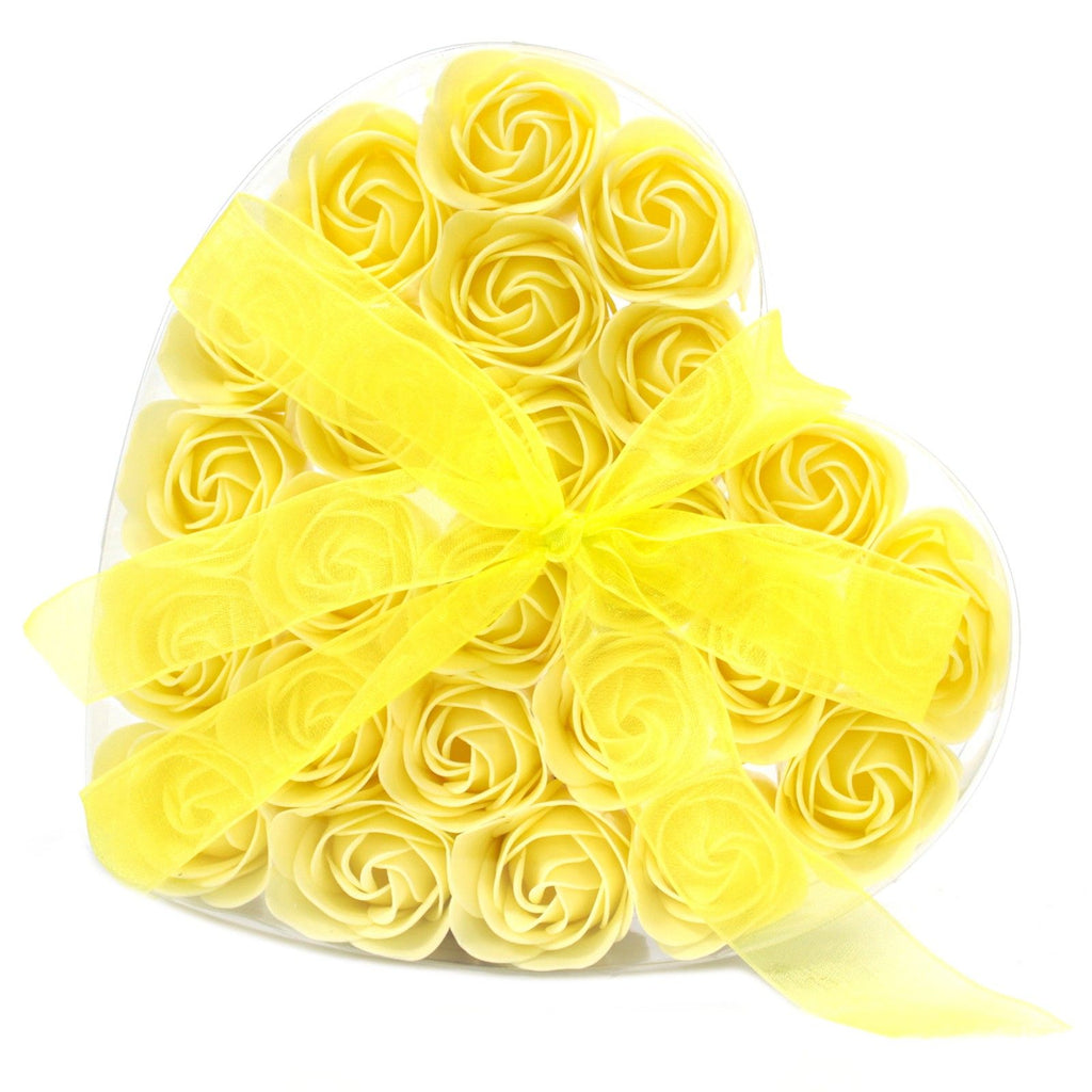 Set of 24 Soap Flower Heart Box Crystal Tree UK | 24 Stone Gemstone Tree decorative crystal gemstone tree
