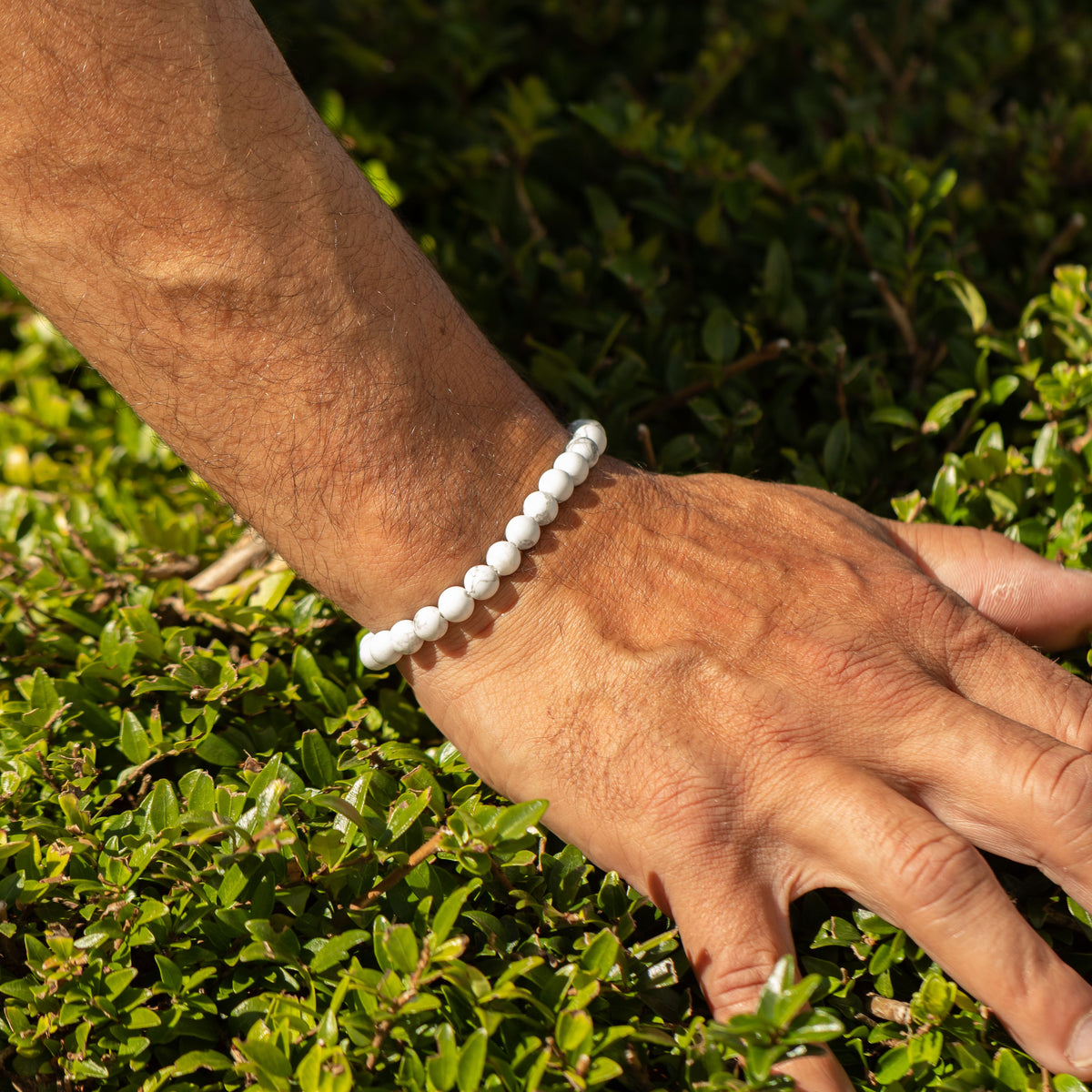 Petite Power Bracelet (17cmx6mm) - Howlite