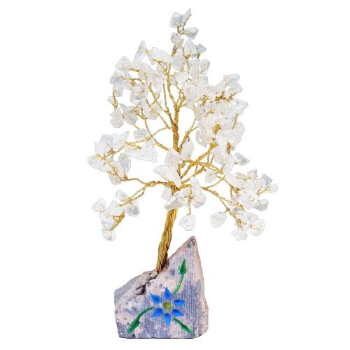 Rock Crystal - 160 Stone Gemstone Tree