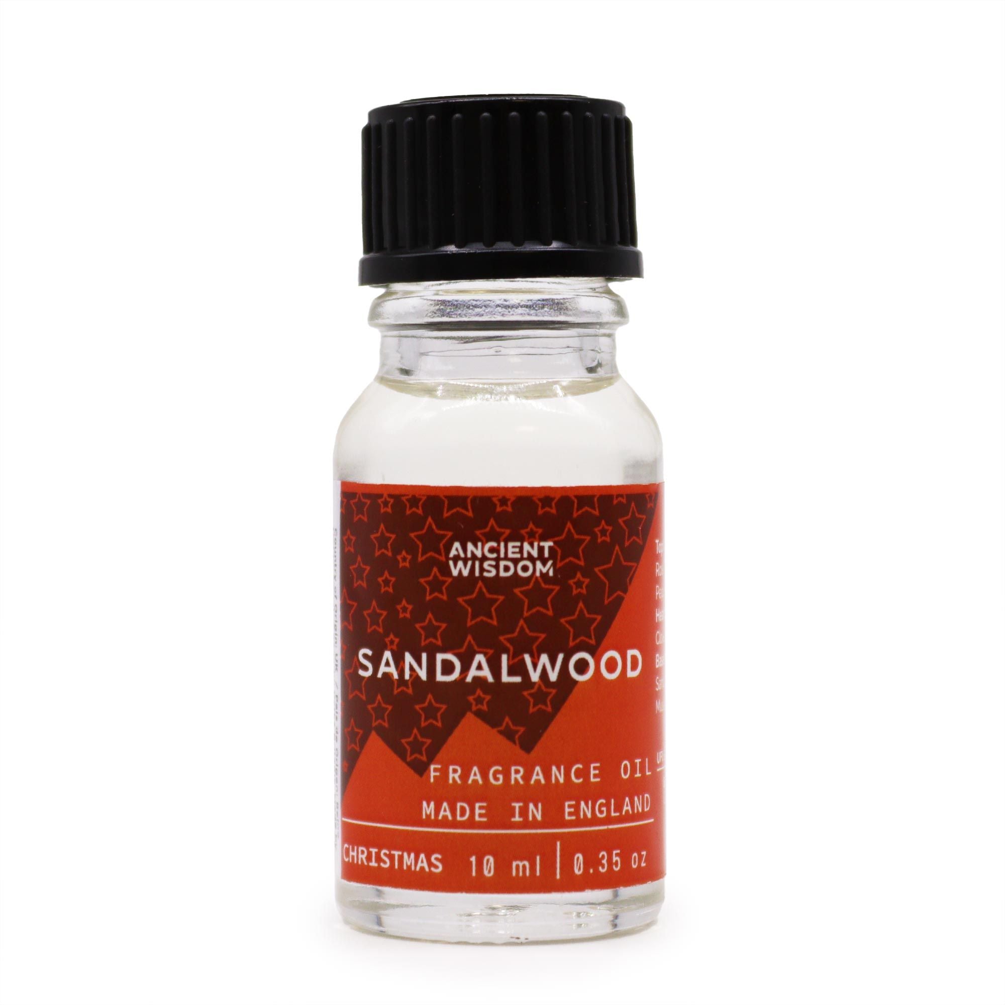 10ml Xmas Sandalwood Fragrance (Pack of 5)