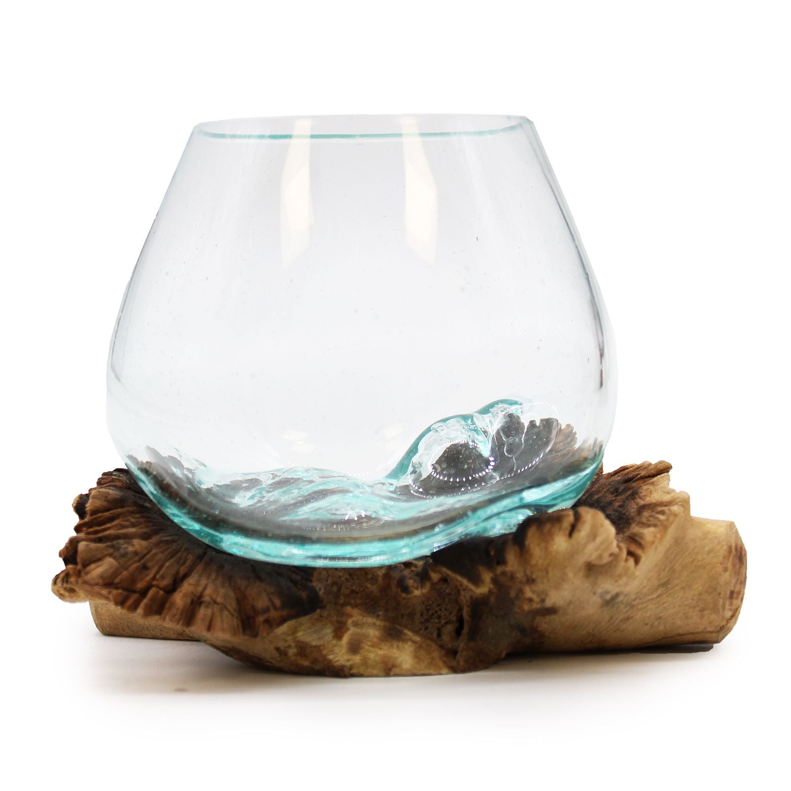 Molten Glass on Rare Parasite Wood Crystal Tree UK | Gemstone Tree decorative crystal gemstone tree