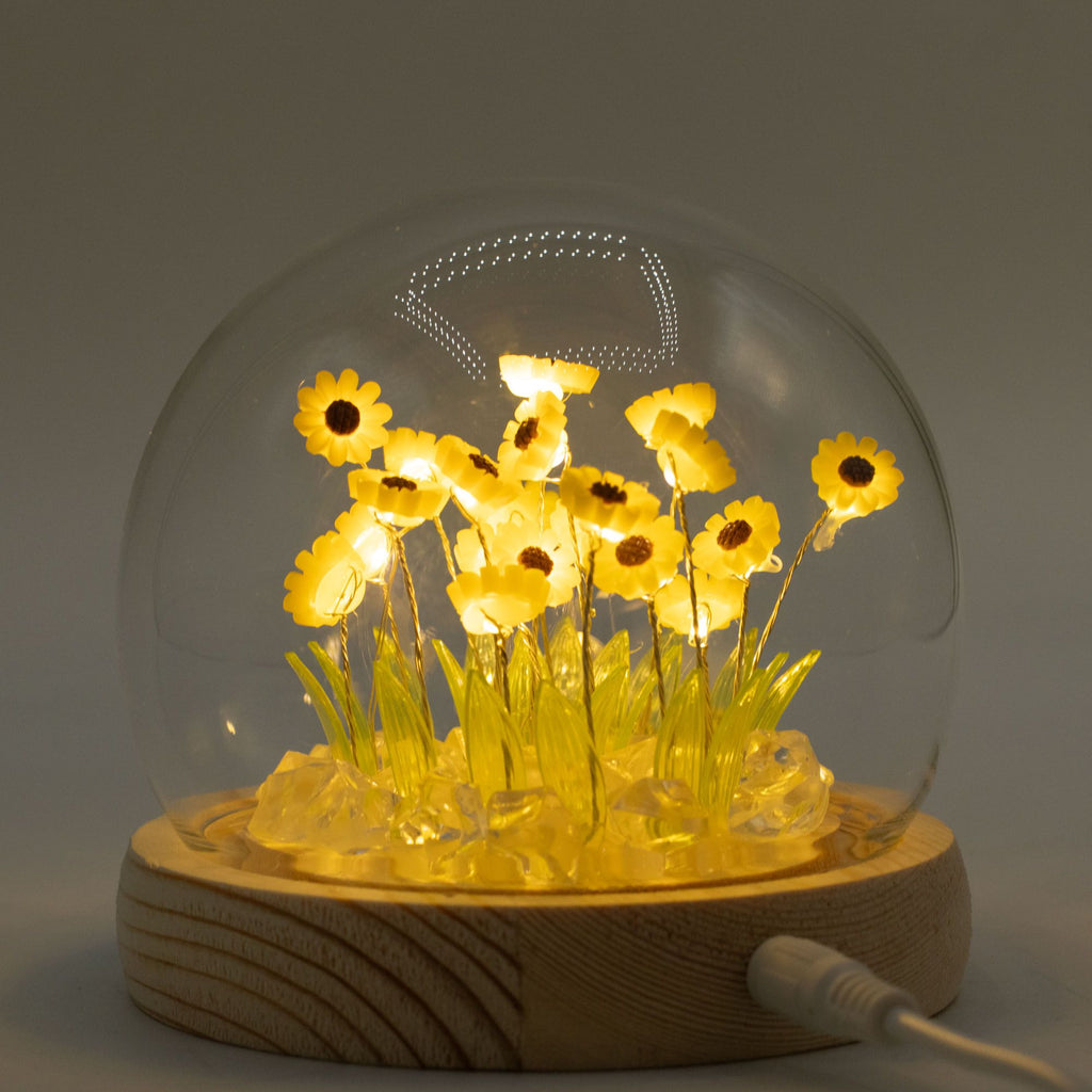 Floral Glow Garden Dome - 20 Sunflower