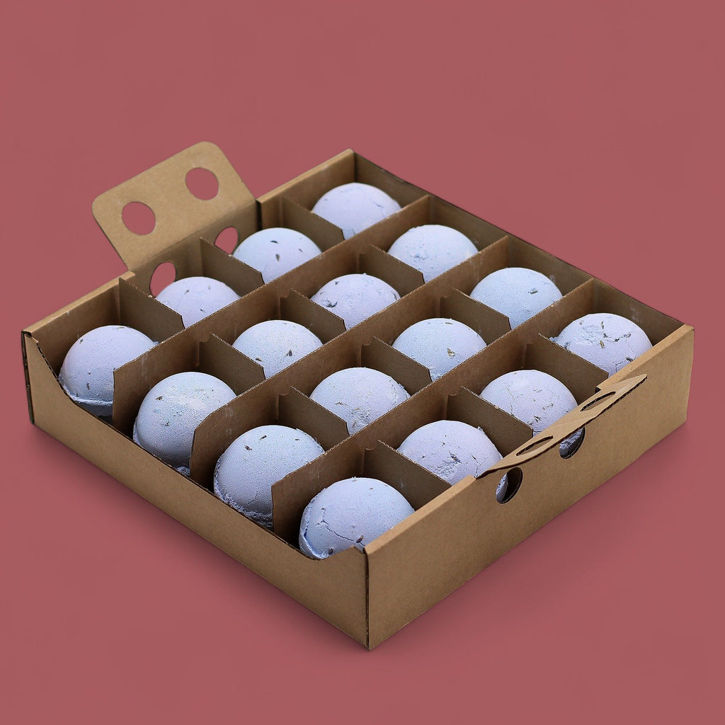Set of 3 Lavender & Seeds Bath Bombs | Handmade Bath Bomb UK