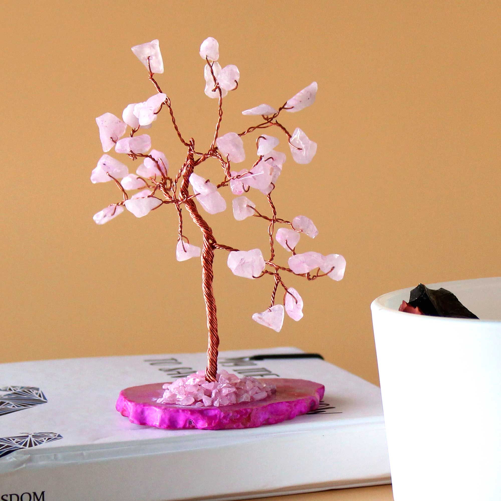 Gemstone Tree Crystal Tree UK | 35 Stone Gemstone Tree decorative crystal gemstone tree
