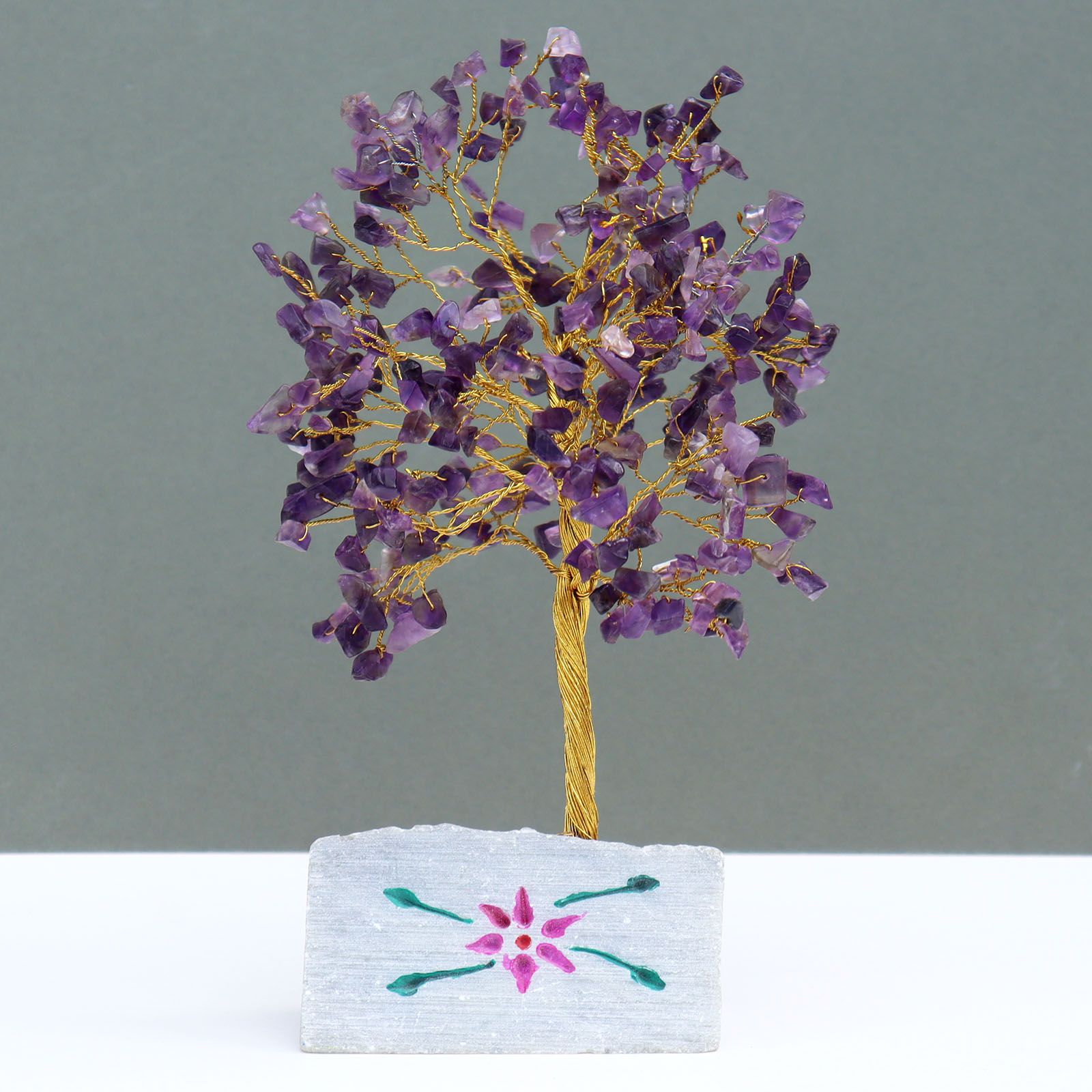 Amethyst Crystal Tree UK | 320 Stone Gemstone Tree decorative crystal gemstone tree
