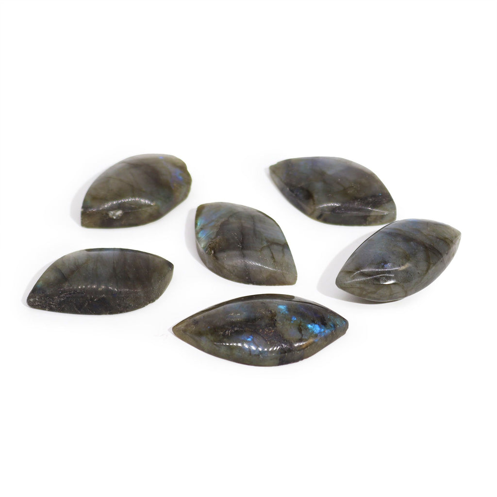 Madagascar Labradorite Leaf Stone (approx 15 - 20gms 45 - 55mm)