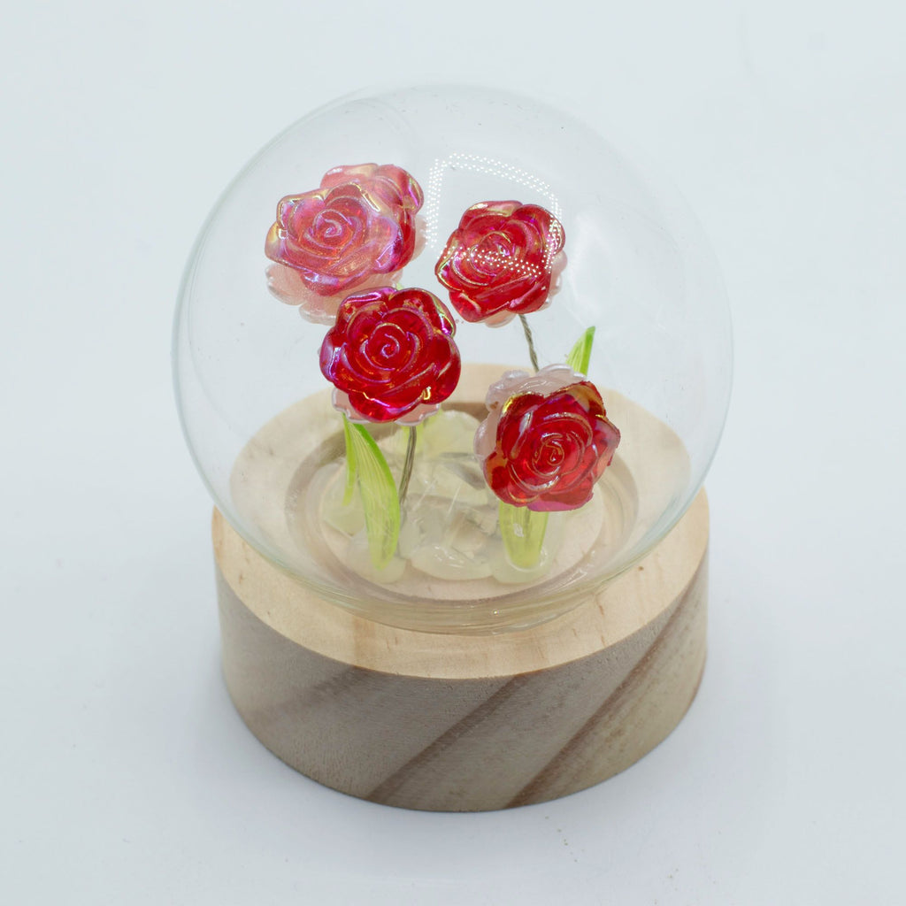 Floral Glow Garden Dome Crystal Tree UK | 5 Stone Gemstone Tree decorative crystal gemstone tree