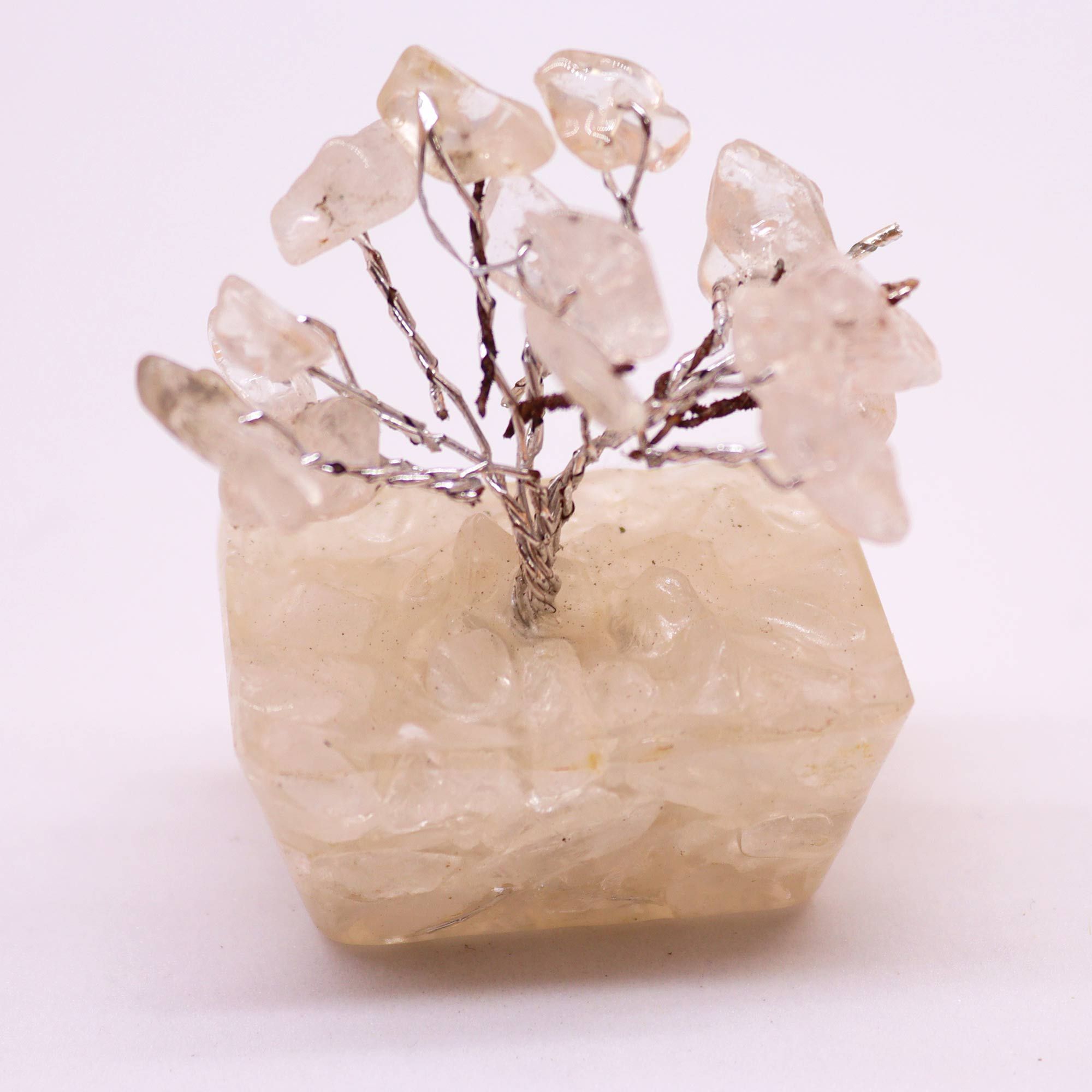 Mini Gemstone Tree On Orgonite Base Crystal Tree UK | 15 Stone Gemstone Tree decorative crystal gemstone tree